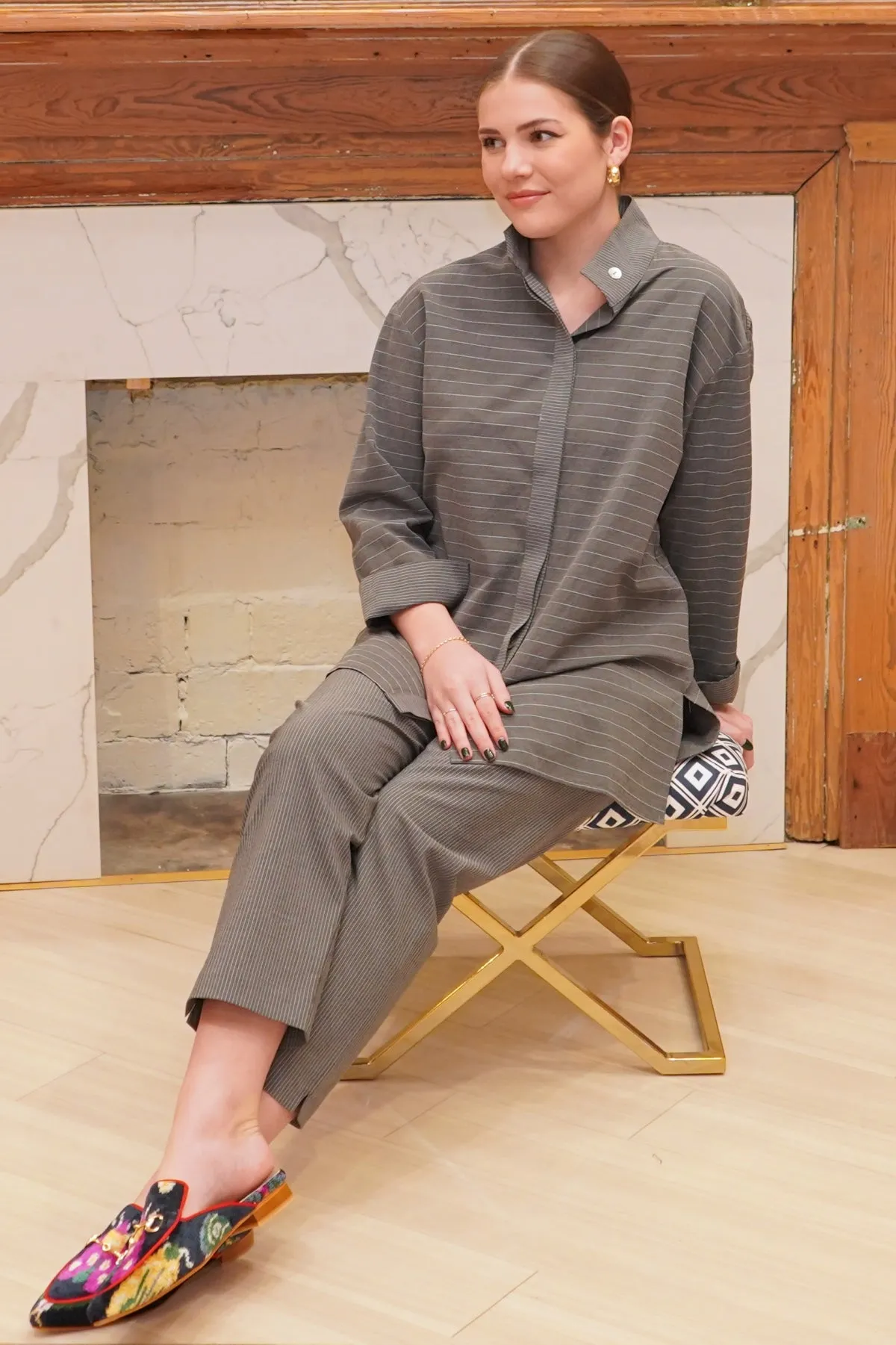 38" Pinstripe Pant
