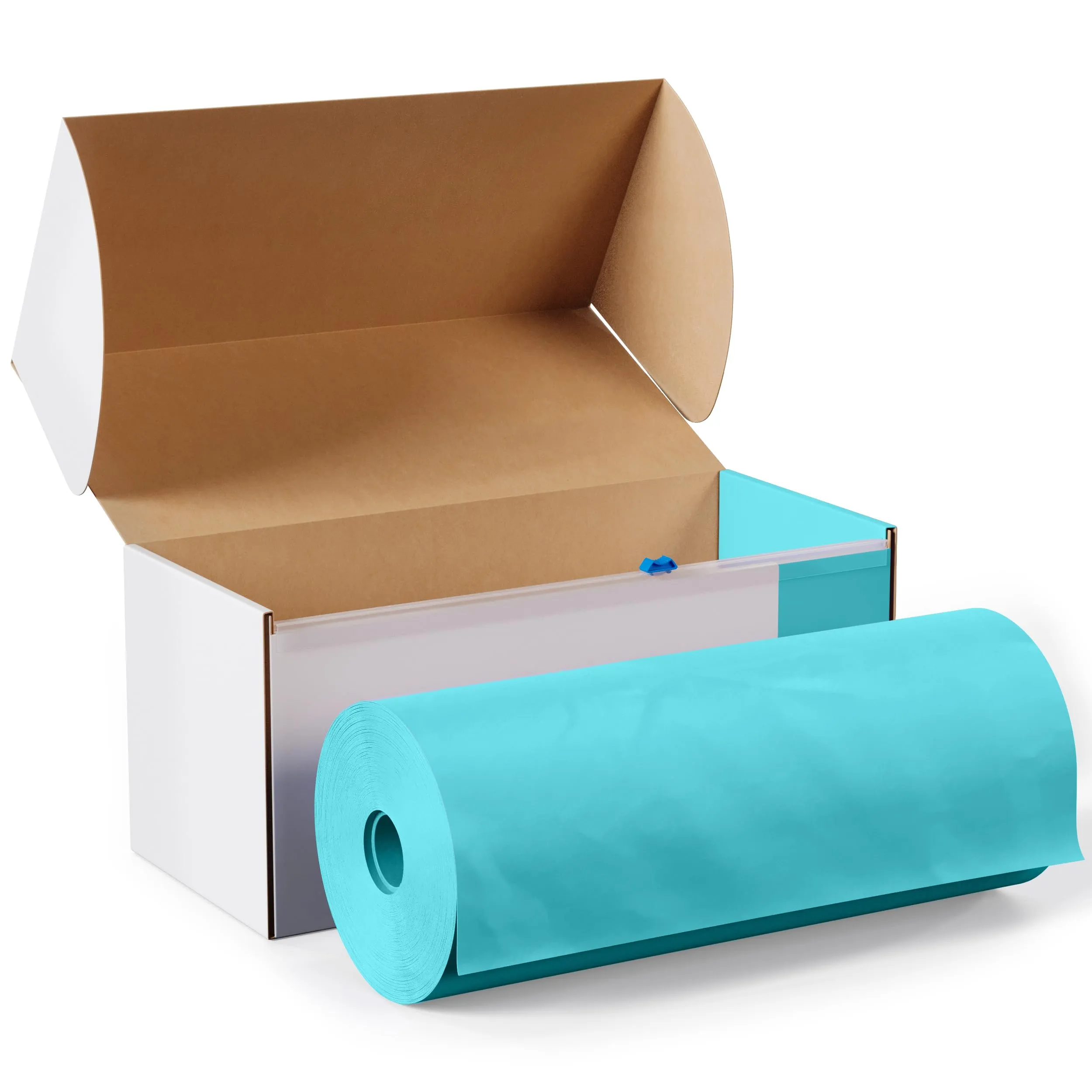 54 In. x 100 Ft. Cut To Size Table Roll | Light Blue