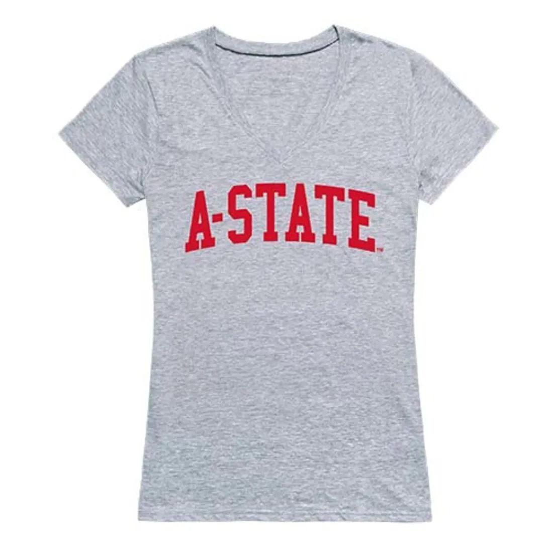 Arkansas A-State University Game Day Womens Tee T-Shirt Heather Grey