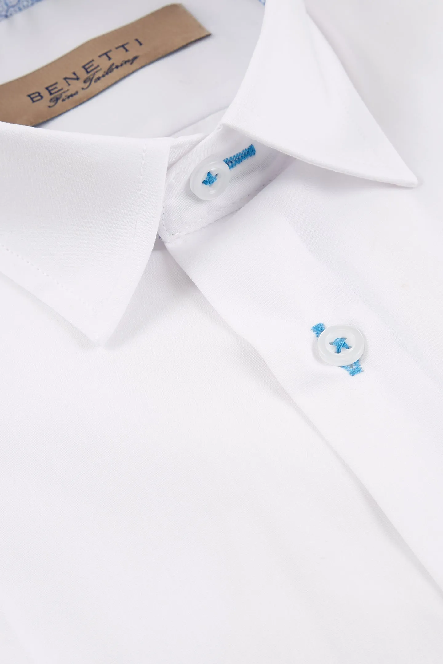 Benetti Boys Obj Shirt - White
