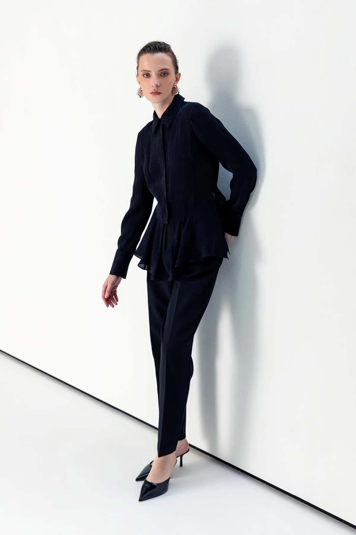 Black Cigarette Trousers