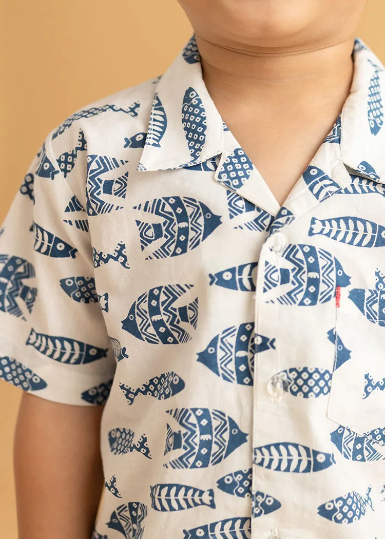 Boys Printed Shirt - Inkfish