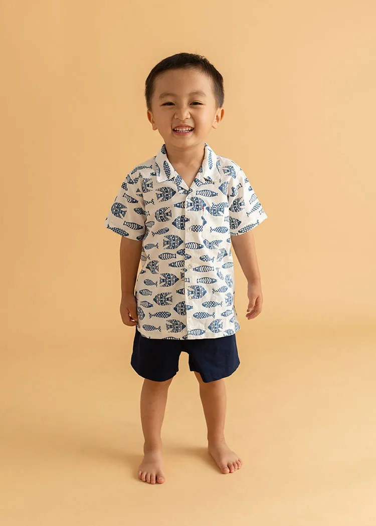 Boys Printed Shirt - Inkfish