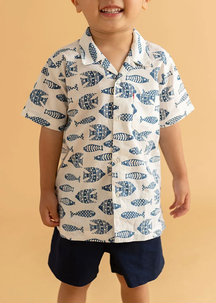 Boys Printed Shirt - Inkfish