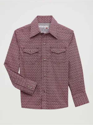 BOYS RED 20X COMPETITION LONG SLEEVE SHIRT