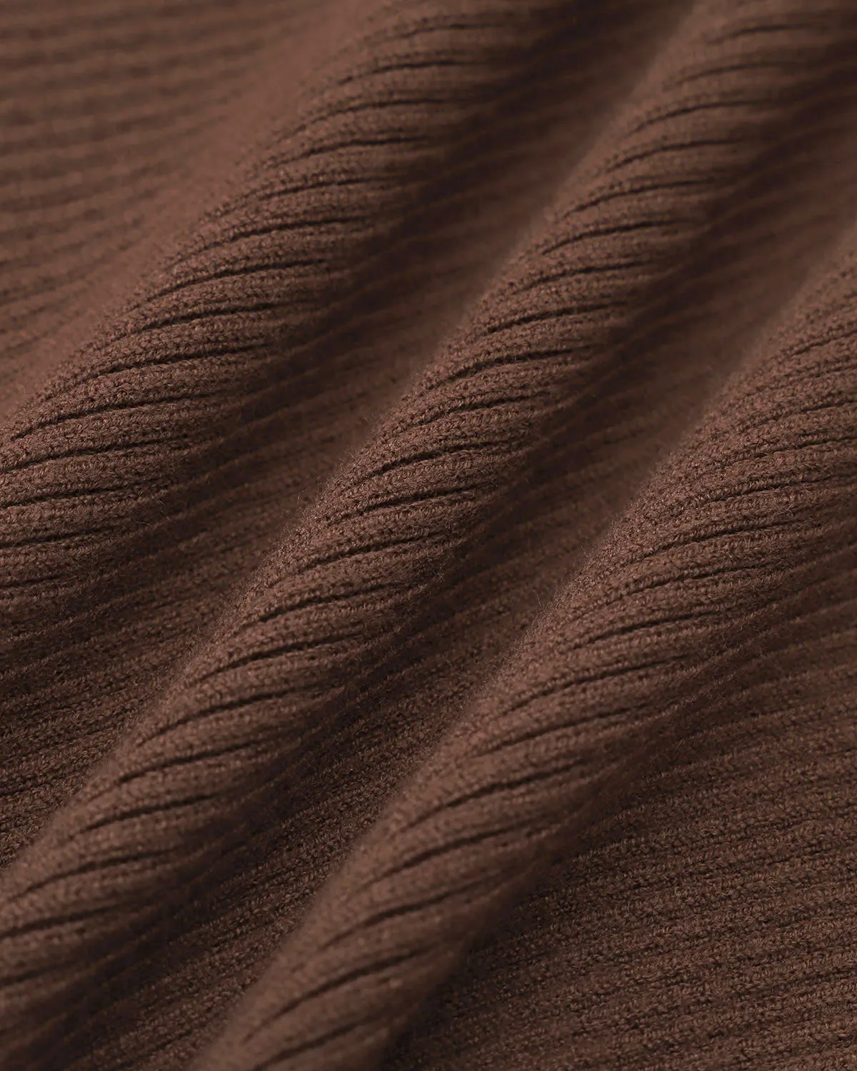 Brown Bell Sleeve Single-Breasted Cardigan