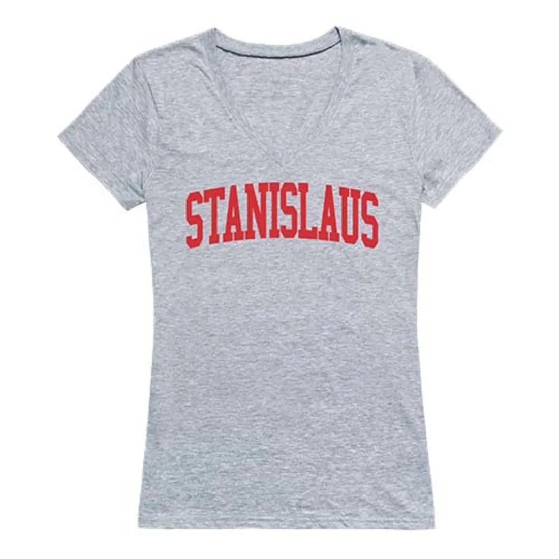 Cal State University Stanislaus Game Day Womens Tee T-Shirt Heather Grey