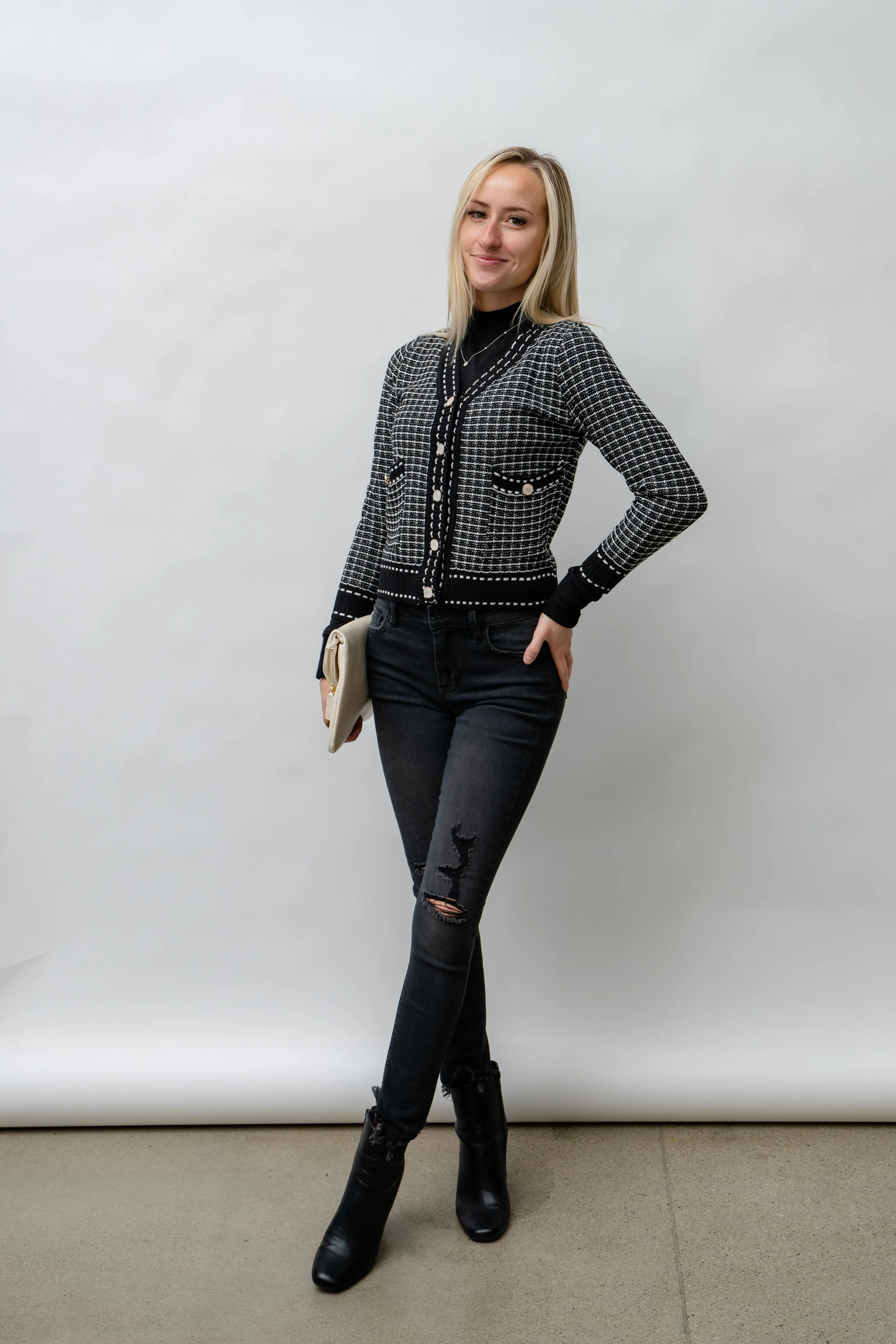 Chanel Tweed Cardigan