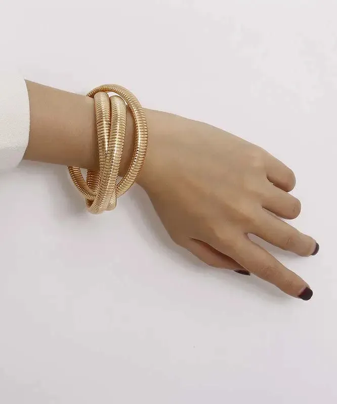 Chic Gold 18K Gold Multi Layer Chain Bracelet ML0243