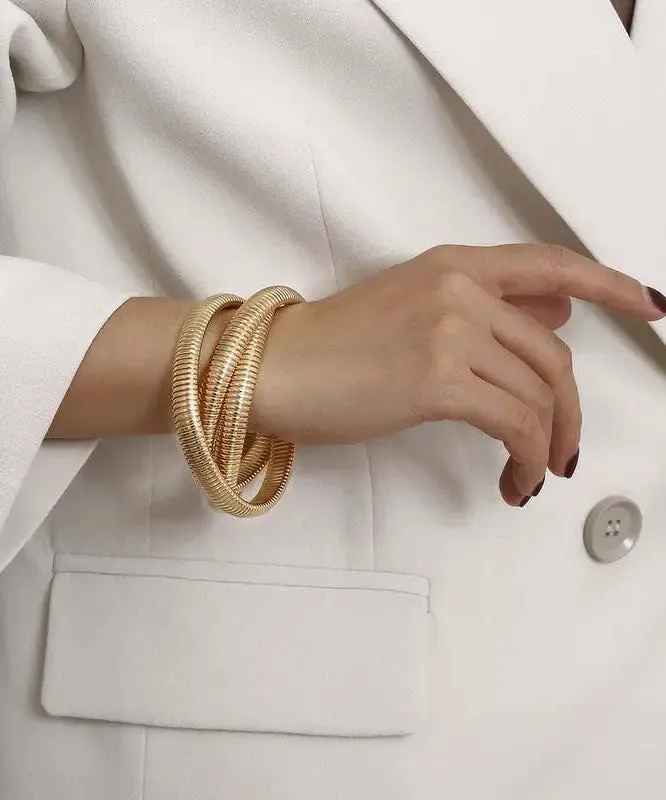 Chic Gold 18K Gold Multi Layer Chain Bracelet ML0243