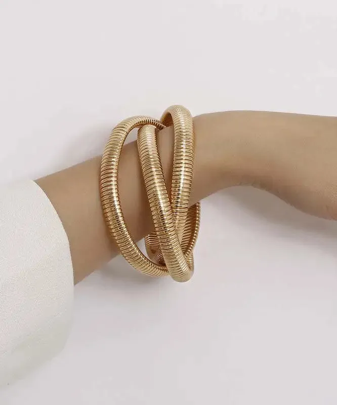 Chic Gold 18K Gold Multi Layer Chain Bracelet ML0243