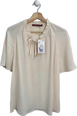 Comptoir des Cotonniers Gardenia Nalella Short Sleeve Blouse EU 42