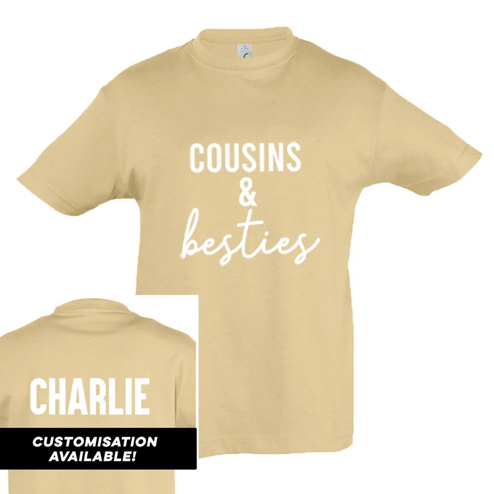 Cousins & Besties Matching Sand Tees (MRK X)