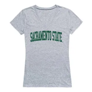 CSUS Sacramento State Game Day Womens Tee T-Shirt Heather Grey