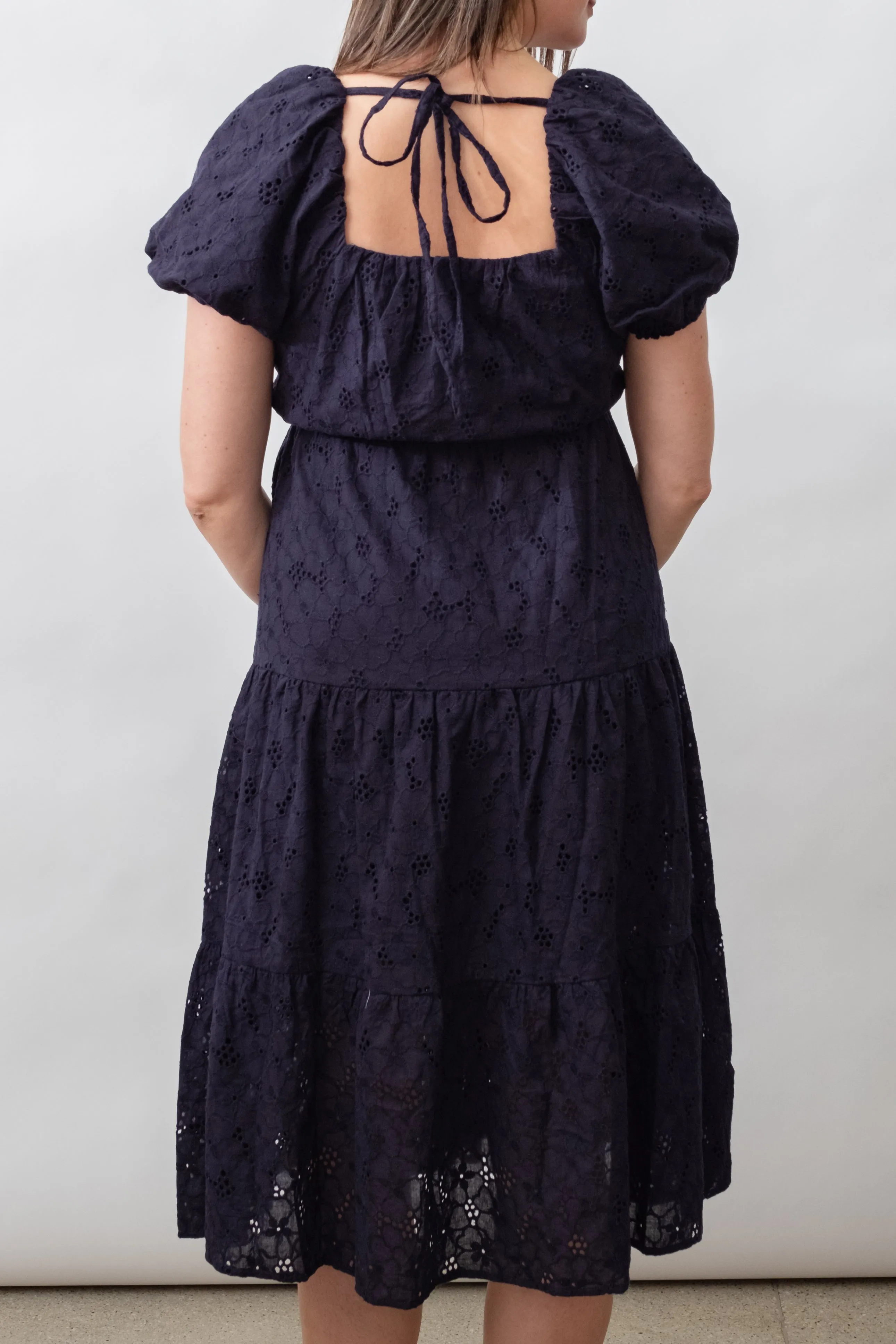 Dahlia Eyelet Midi Dress