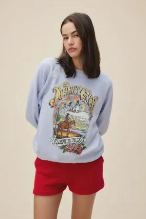 DayDreamer Johnny Cash Ghost Riders Vintage Sweatshirt Lav