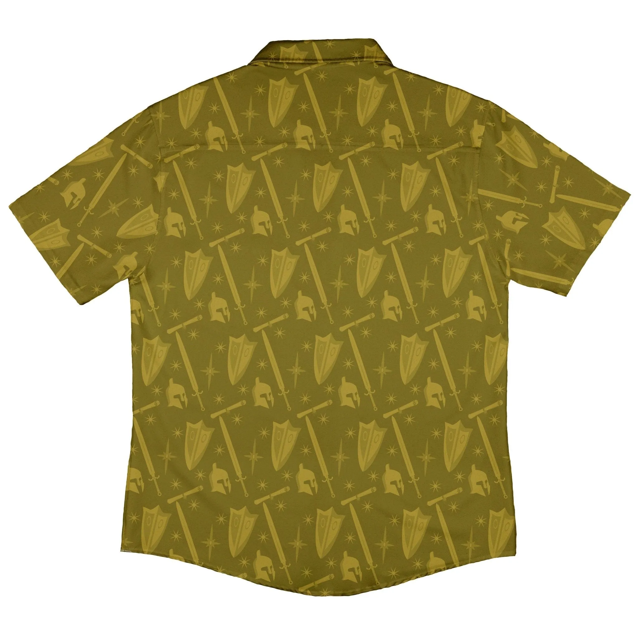 Dnd Paladin Class Button Up Shirt