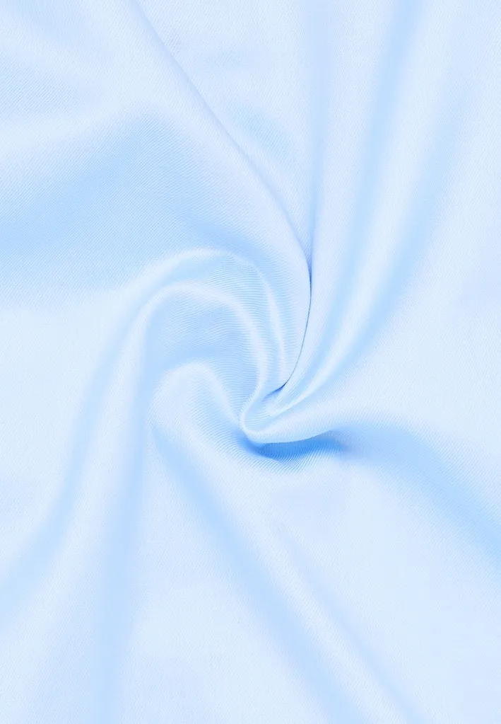 Eterna Sky Blue Luxury Trim Shirt Sky Blue