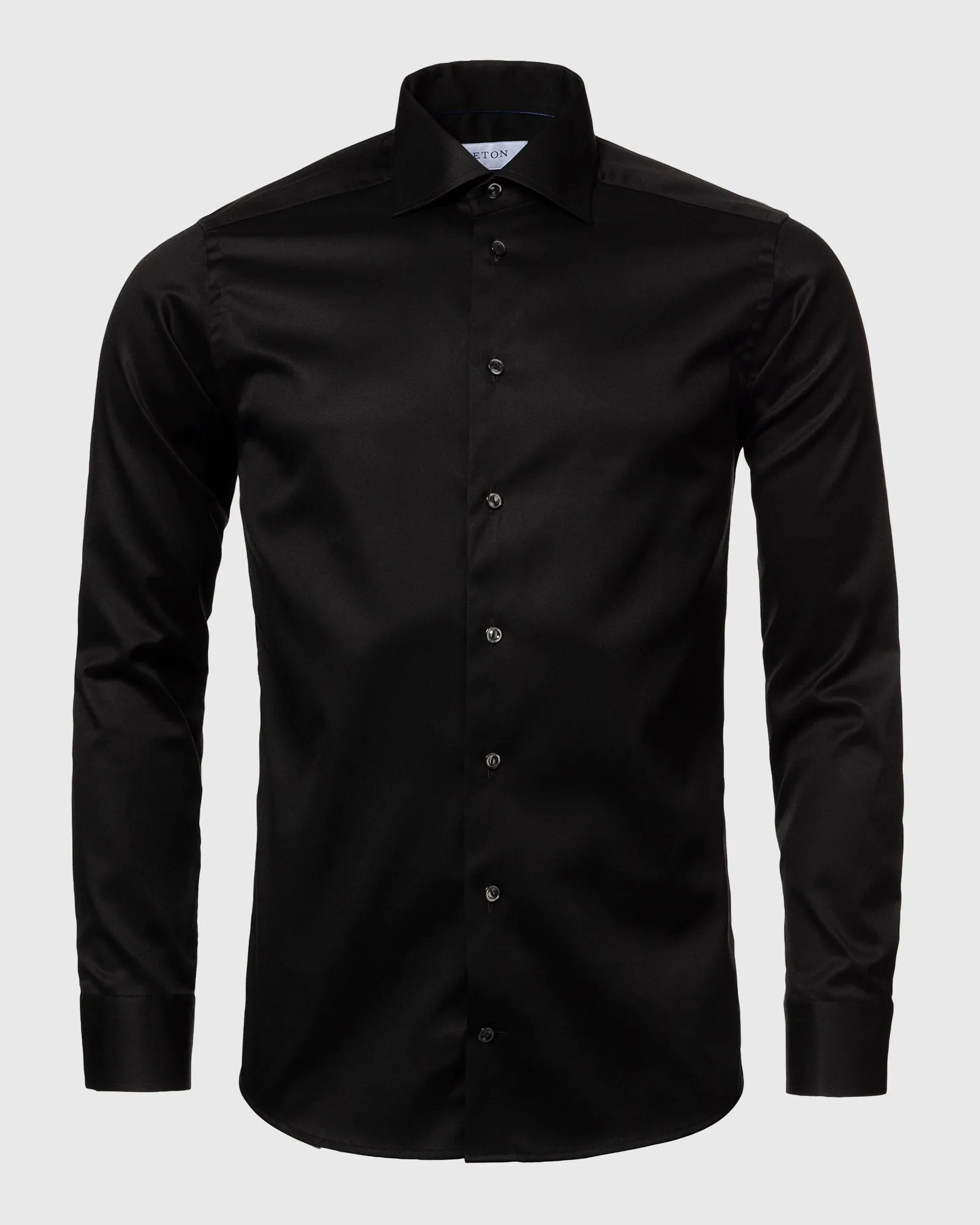 ETON 30007931118 BLACK SIGNATURE TWILL CONTEMPORARY SC SHIRT