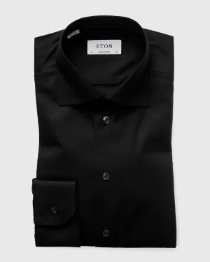 ETON 30007931118 BLACK SIGNATURE TWILL CONTEMPORARY SC SHIRT