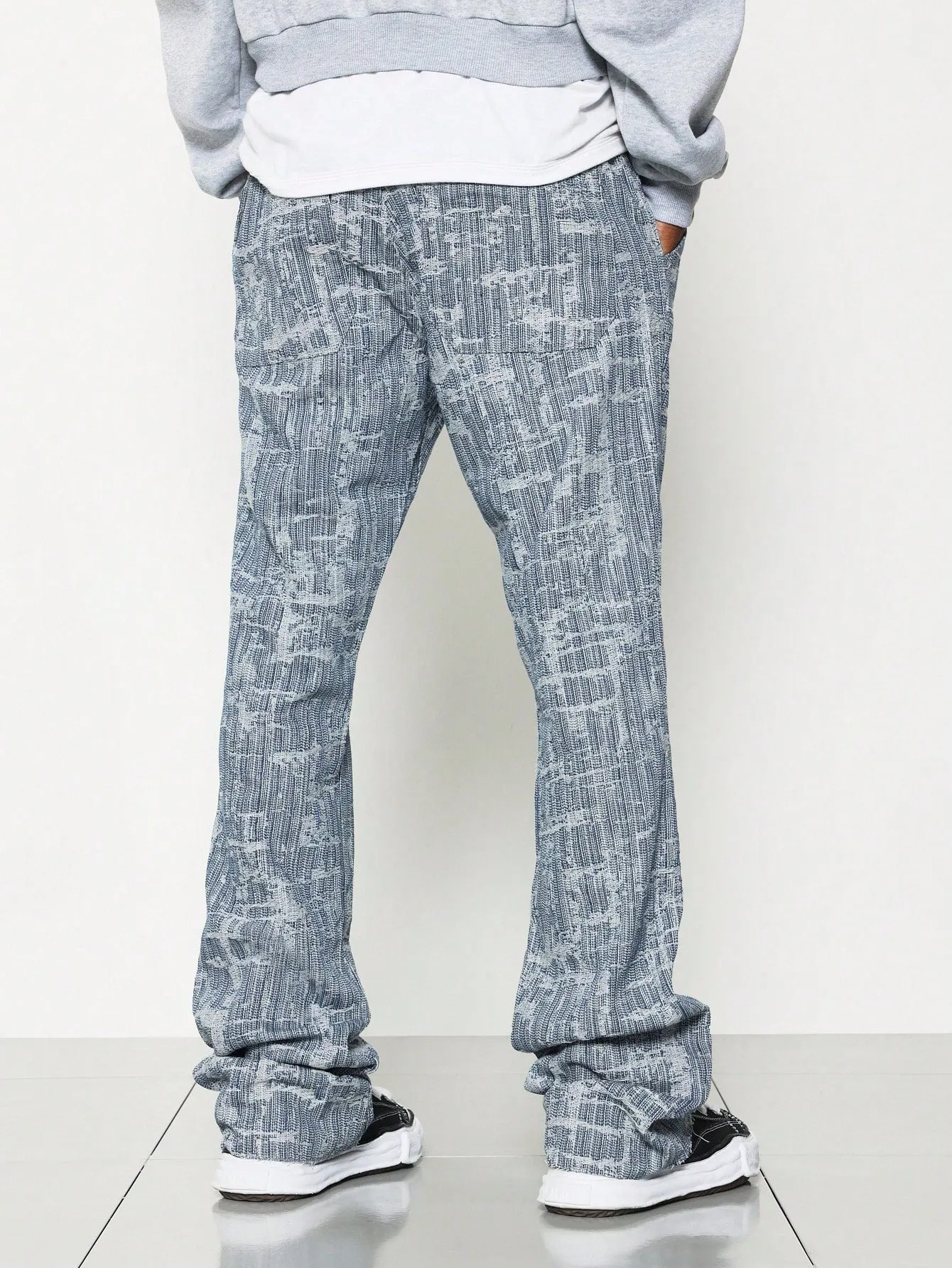 Flare Fit Textured Jean