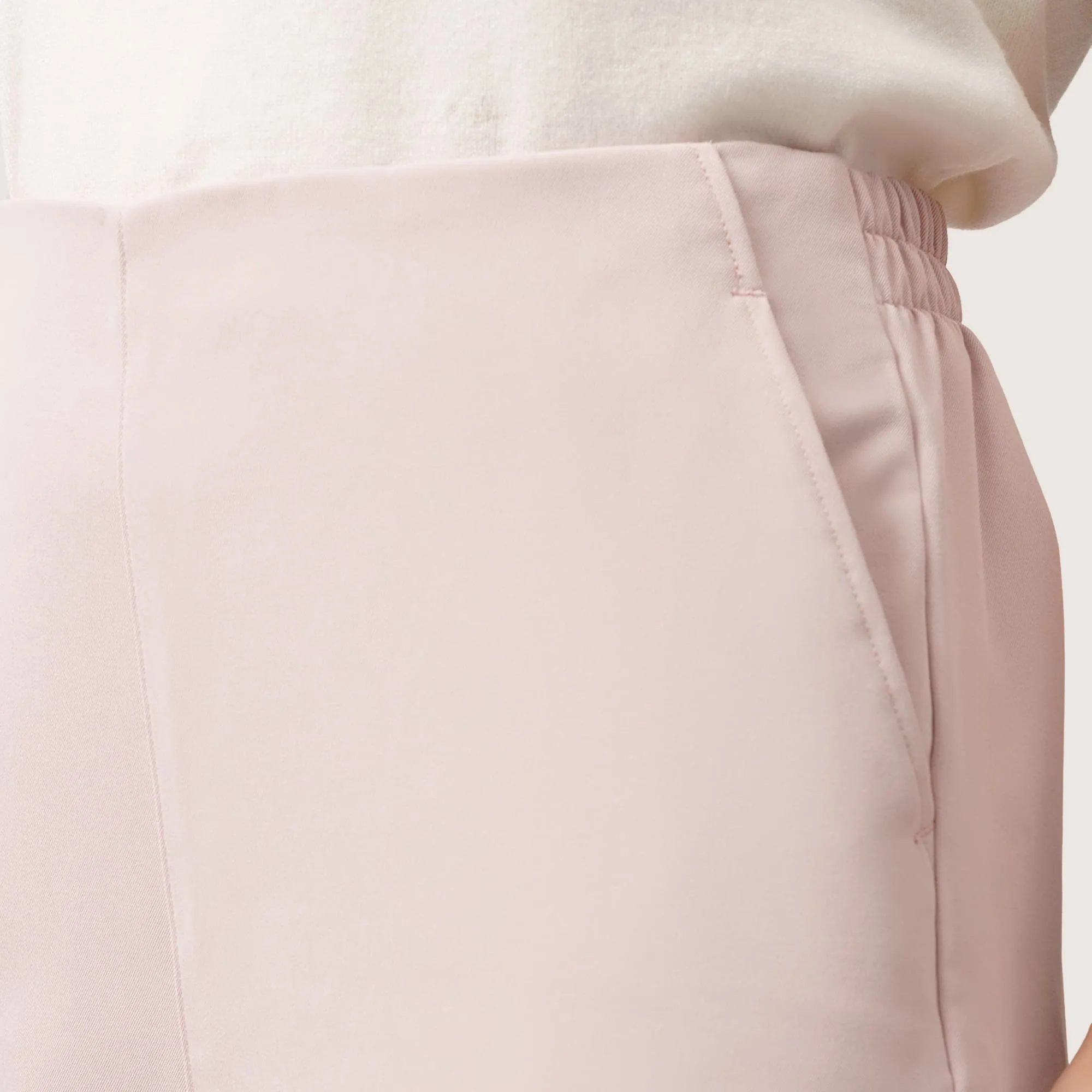 Flat Front Straight Leg Trousers