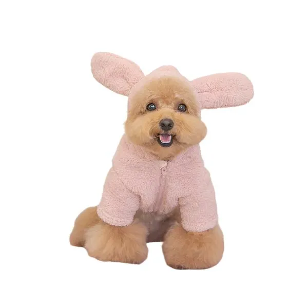 furry friends sweater - pink - last one!