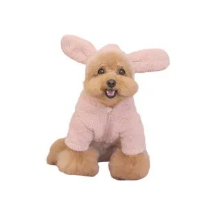furry friends sweater - pink - last one!
