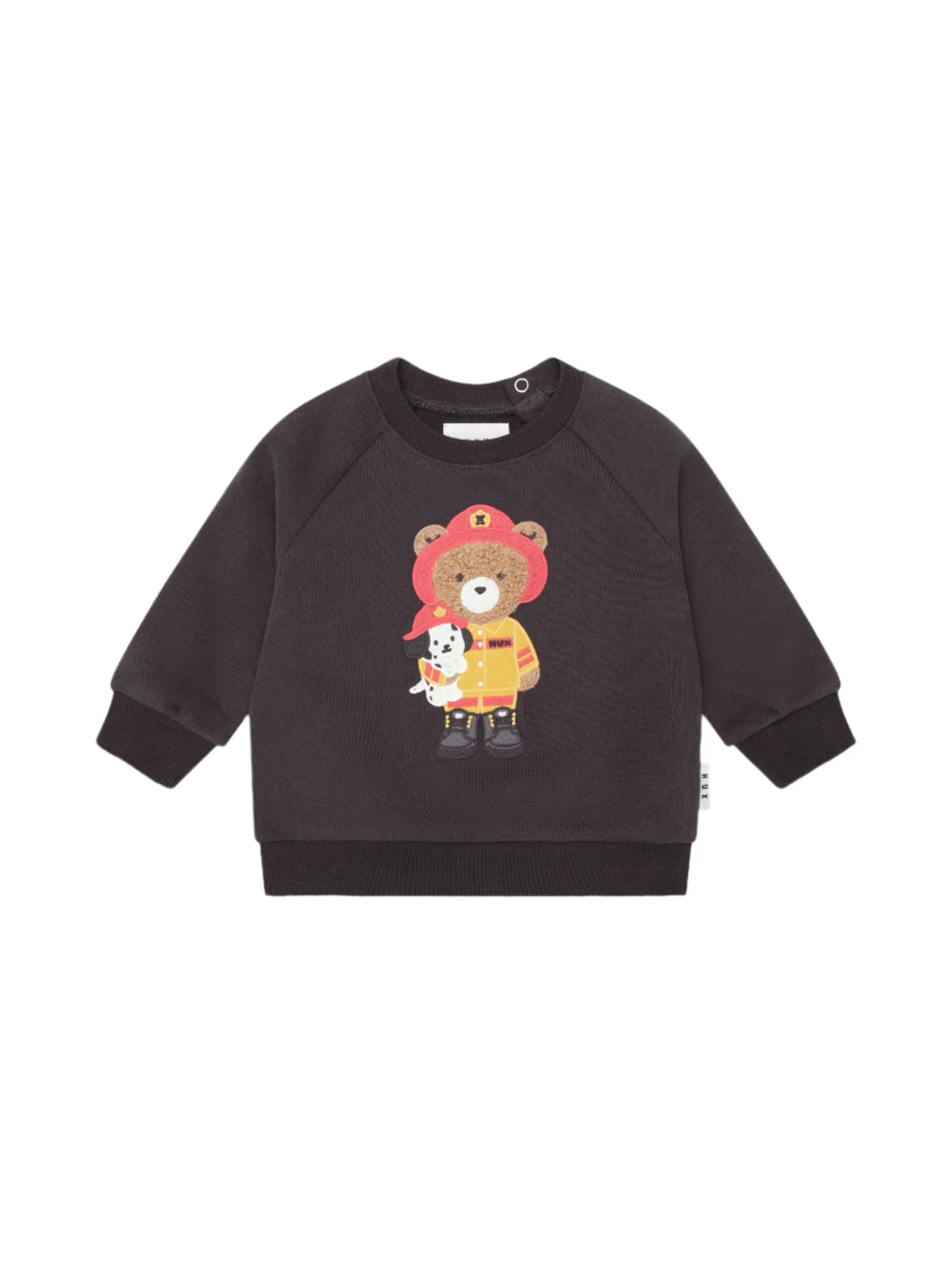 Huxbaby Fireman Hux Sweatshirt Soft Black