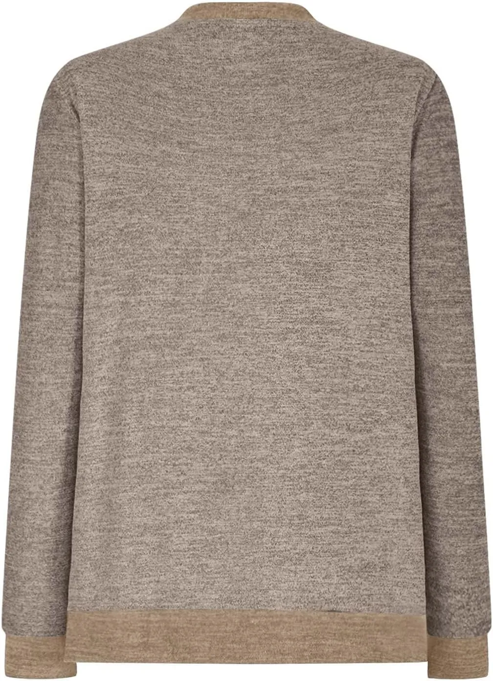 Hvyesh Oversized Sweatshirt Women Crewneck Sweatshirts Tunic Pullover Crew Neck Womens Sweaters Trending Clothes 2025 Fall