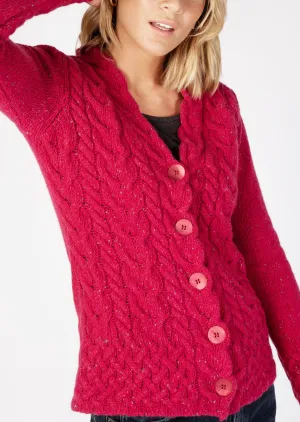 IrelandsEye Horseshoe Aran Cardigan | Bramble Berry
