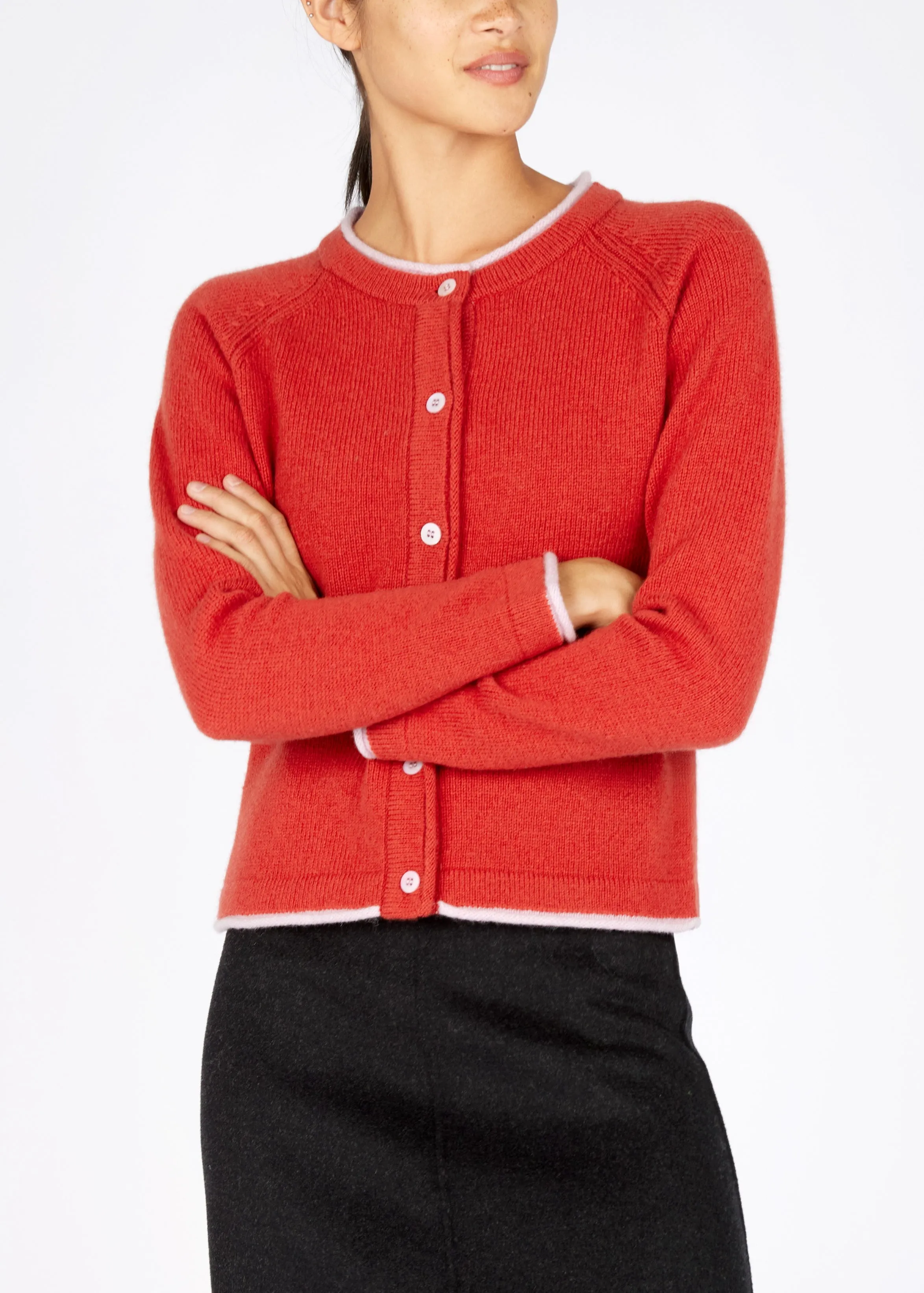 IrelandsEye Killiney Cardigan | Tandoori