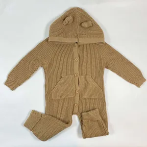 Jamie Kay soft brown heavy knit jumpsuit 2Y