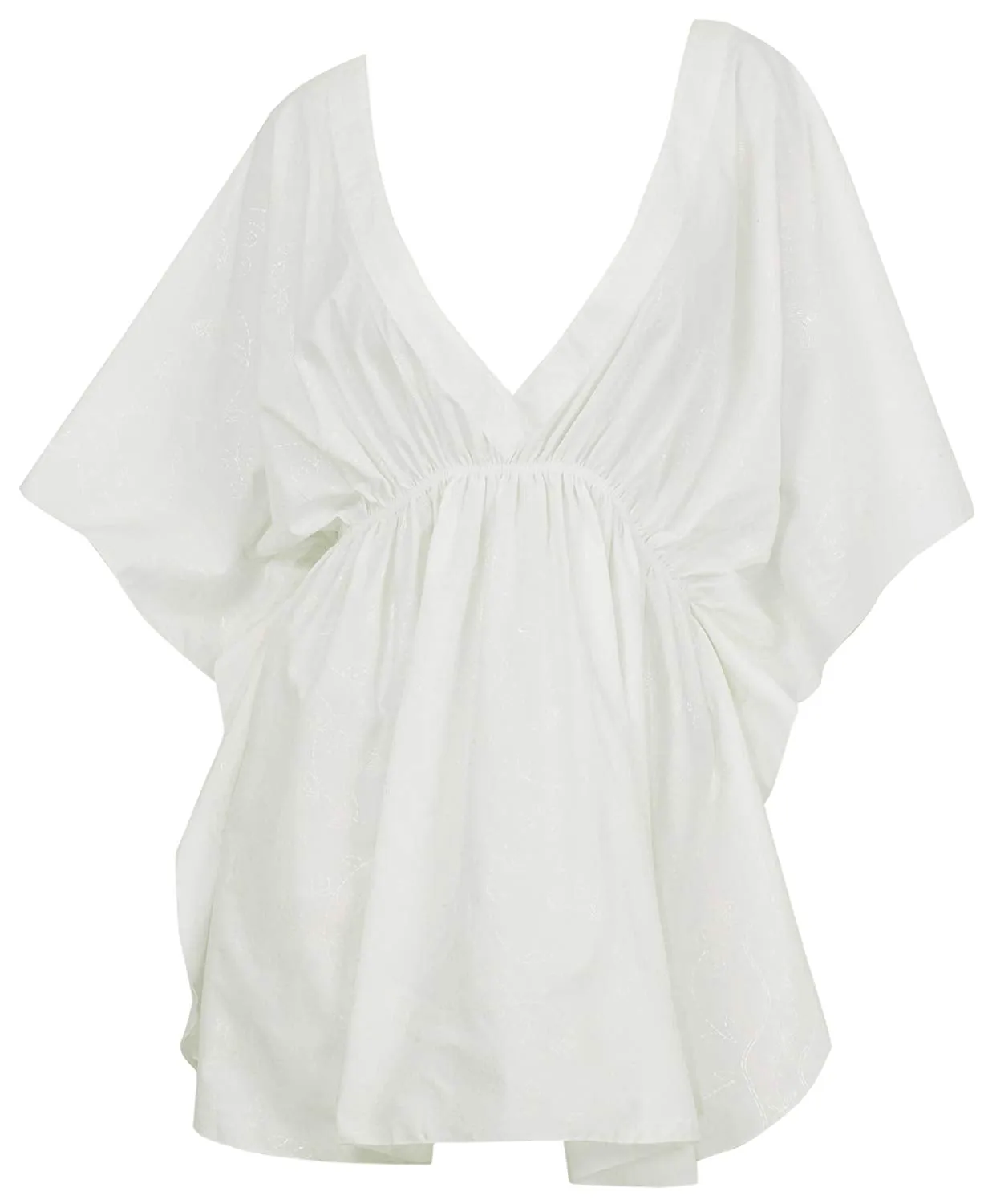LA LEELA Swimsuit Beach wear Embroidery Bikini Cover up Women Summer Dress