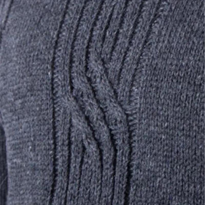 Male Sweater Pullover Slim Warm Men's Clothing Mens Shirt