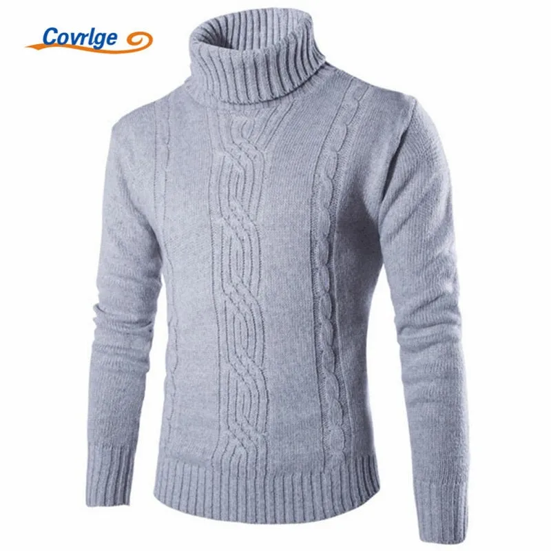 Male Sweater Pullover Slim Warm Men's Clothing Mens Shirt
