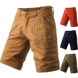 Men"s shorts pants summer men"s casual versatile pocket beach shorts