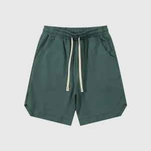 Men's Retro Cotton Twill Sport Shorts: Relaxed Fit