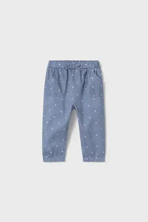 mini girl dot chambray pant