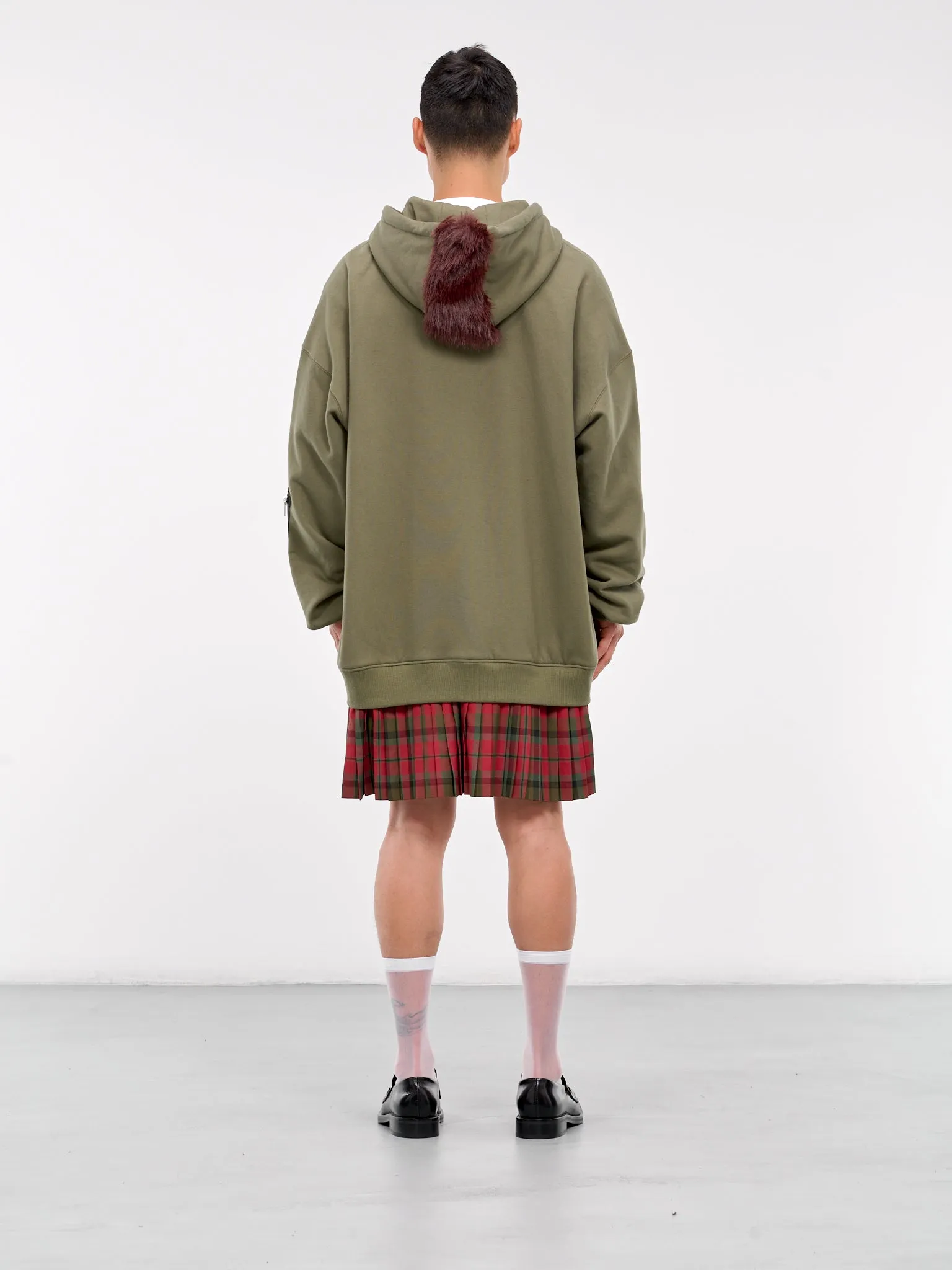 Mohawk Punk Hoodie (KL874-KHAKI-GREEN)