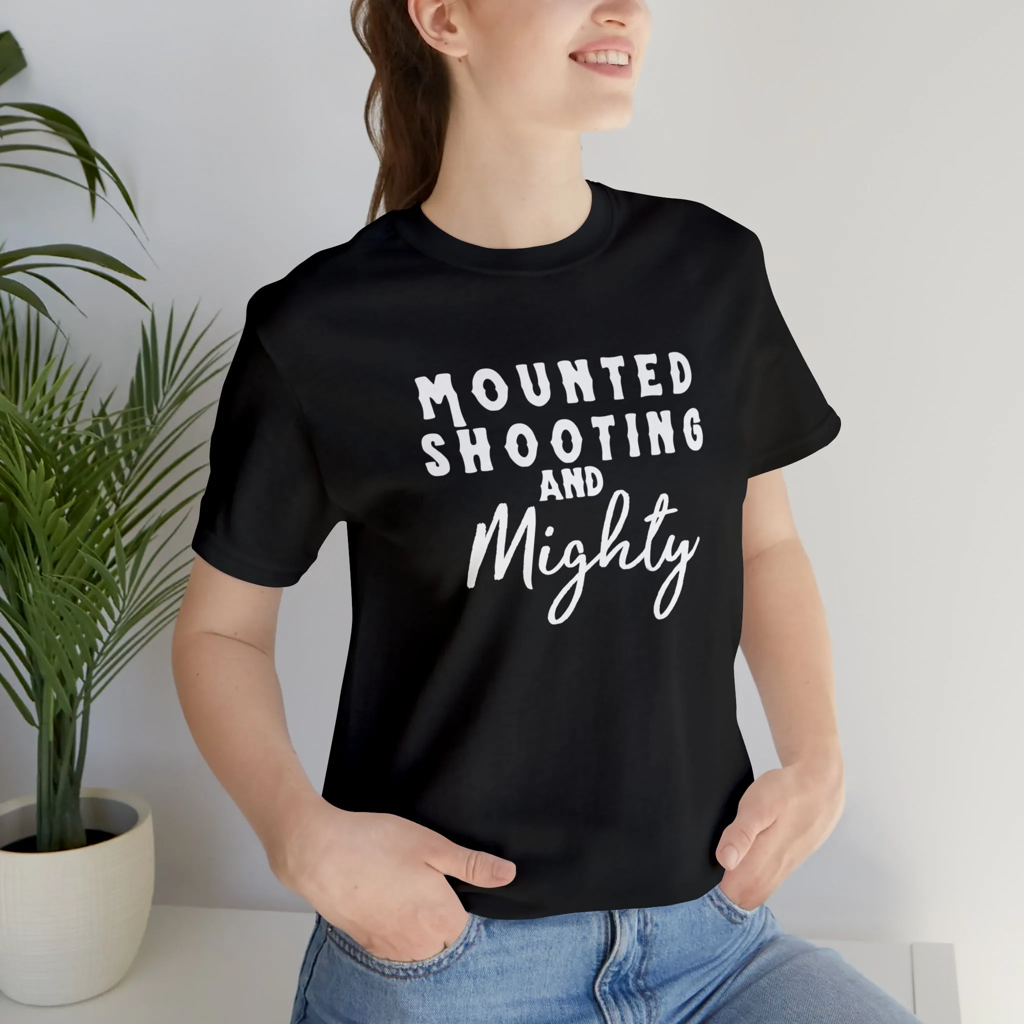 Mounted Shooting & Mighty Short Sleeve Tee