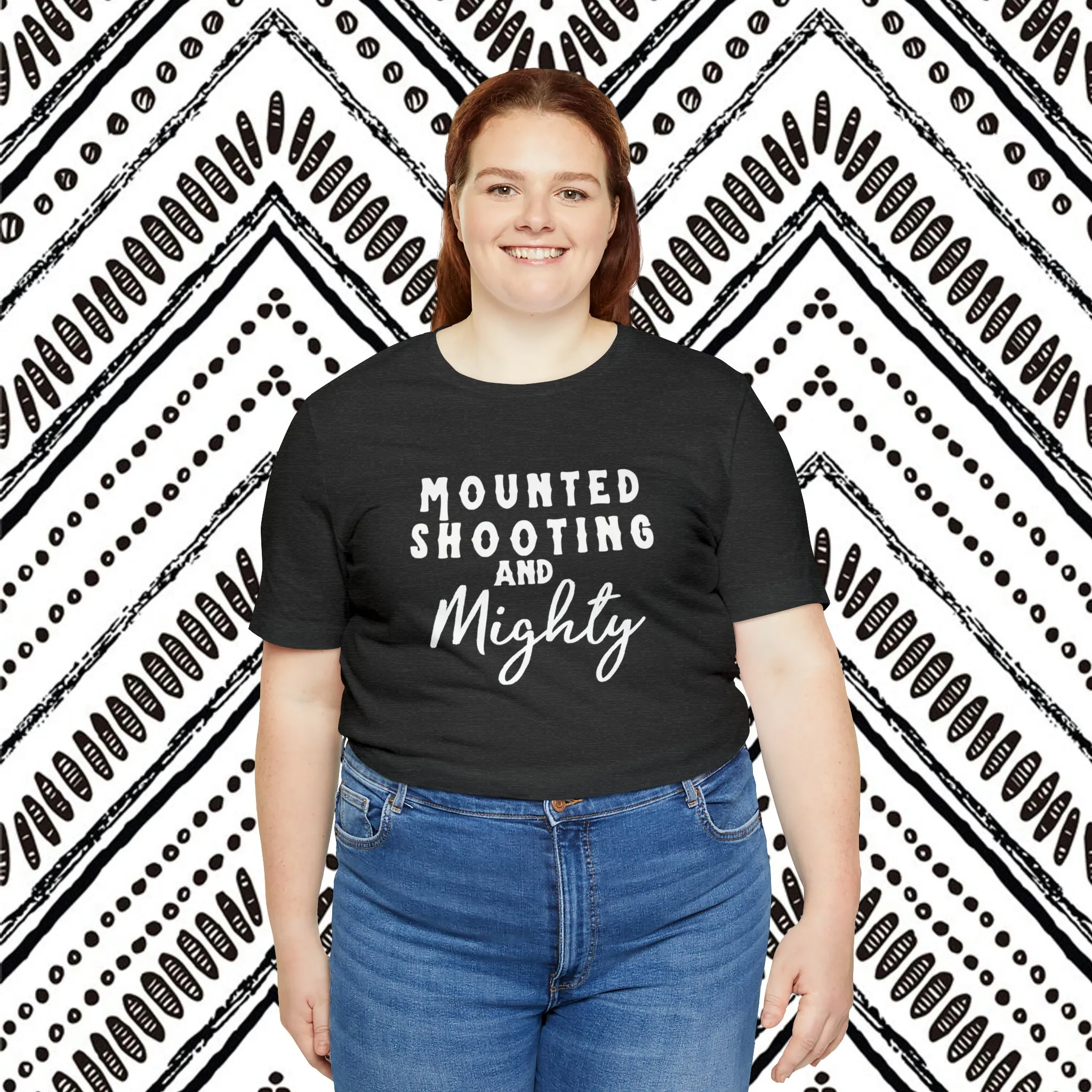 Mounted Shooting & Mighty Short Sleeve Tee