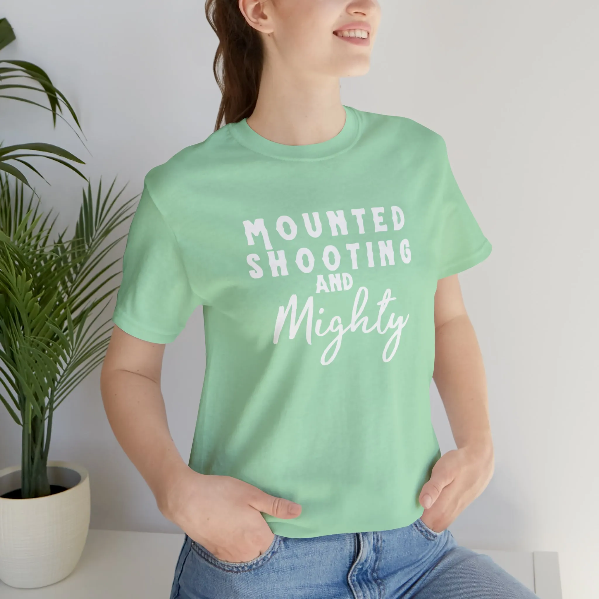 Mounted Shooting & Mighty Short Sleeve Tee