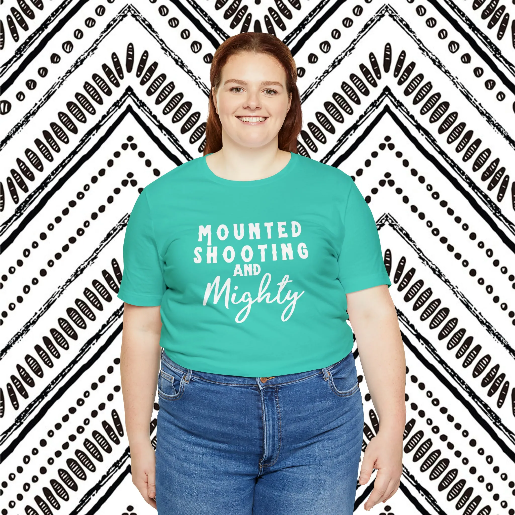 Mounted Shooting & Mighty Short Sleeve Tee