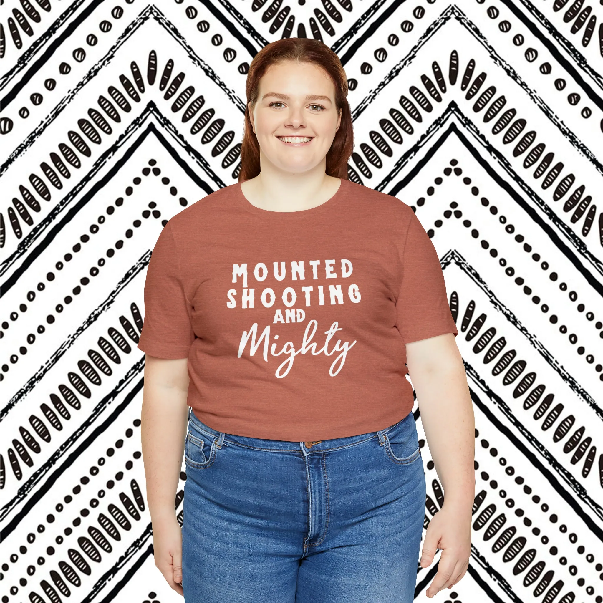 Mounted Shooting & Mighty Short Sleeve Tee
