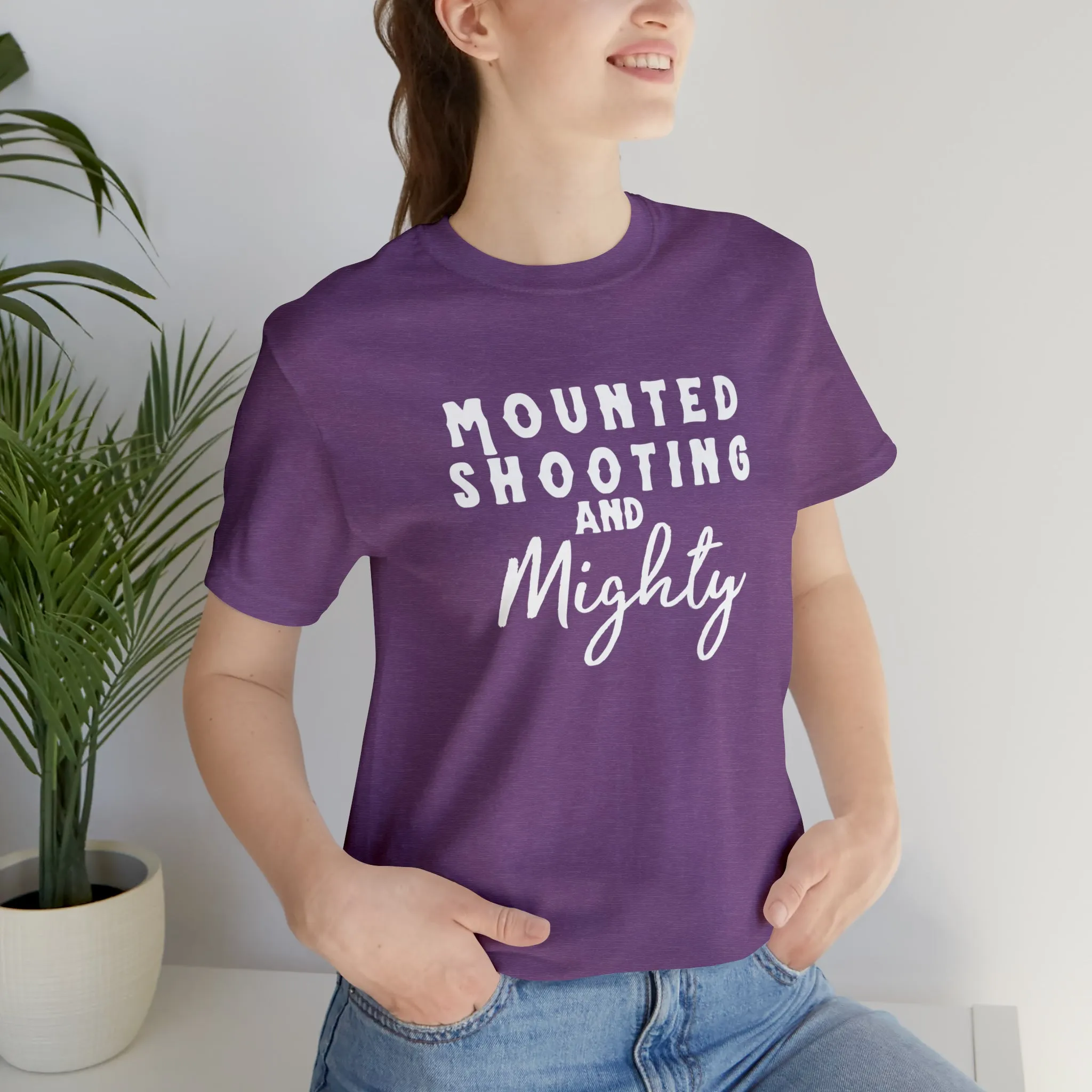 Mounted Shooting & Mighty Short Sleeve Tee