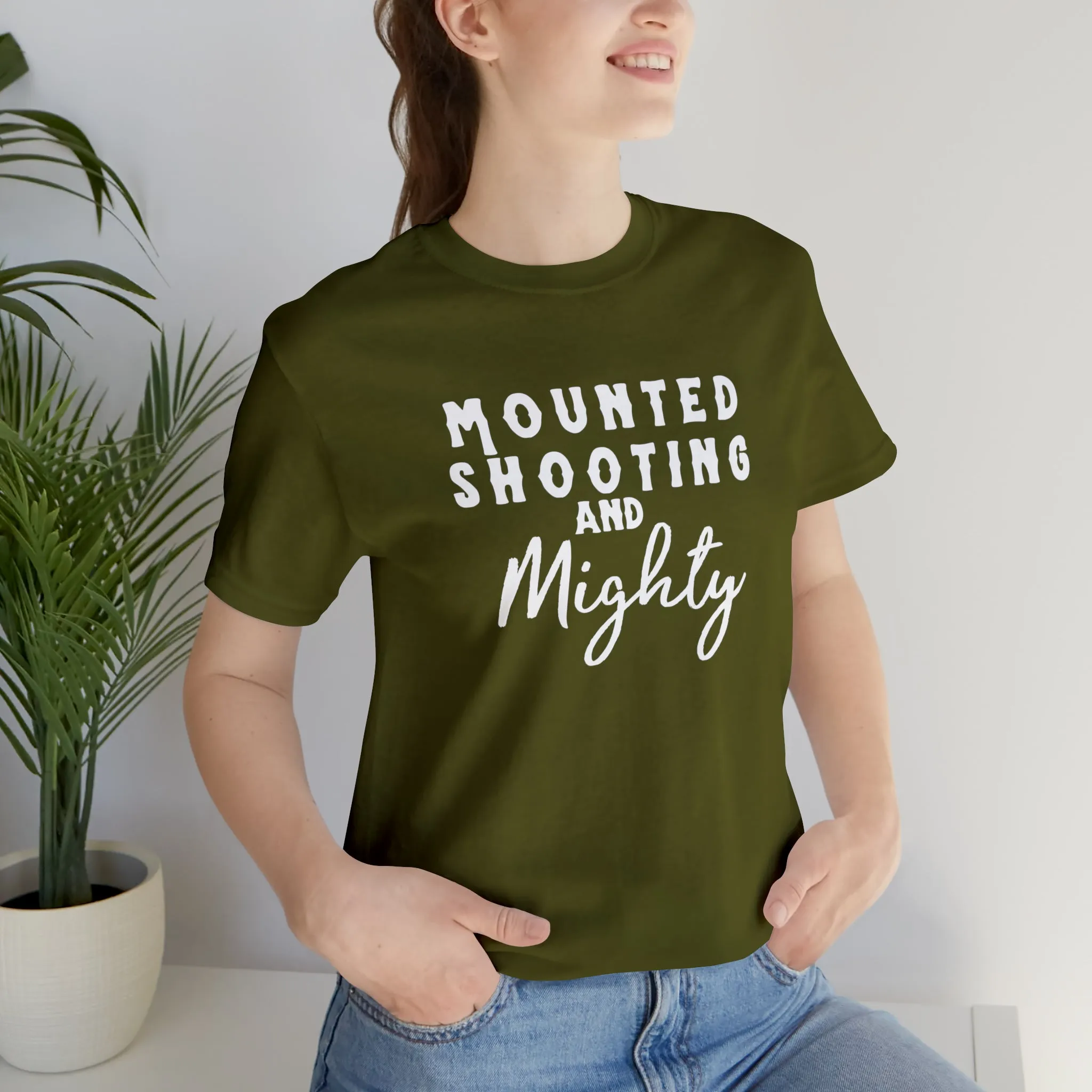 Mounted Shooting & Mighty Short Sleeve Tee
