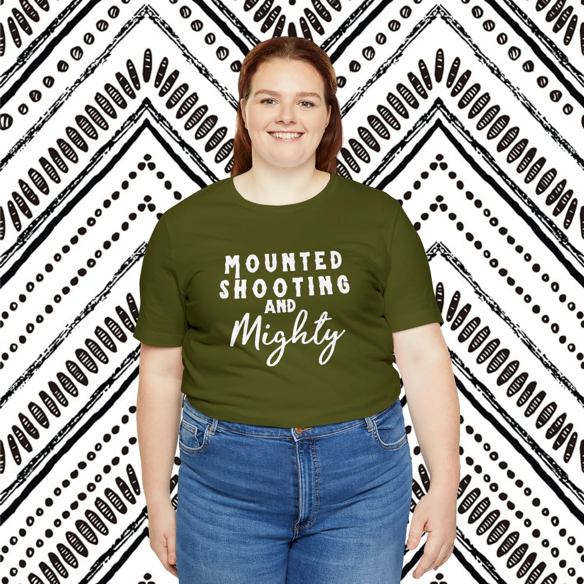 Mounted Shooting & Mighty Short Sleeve Tee