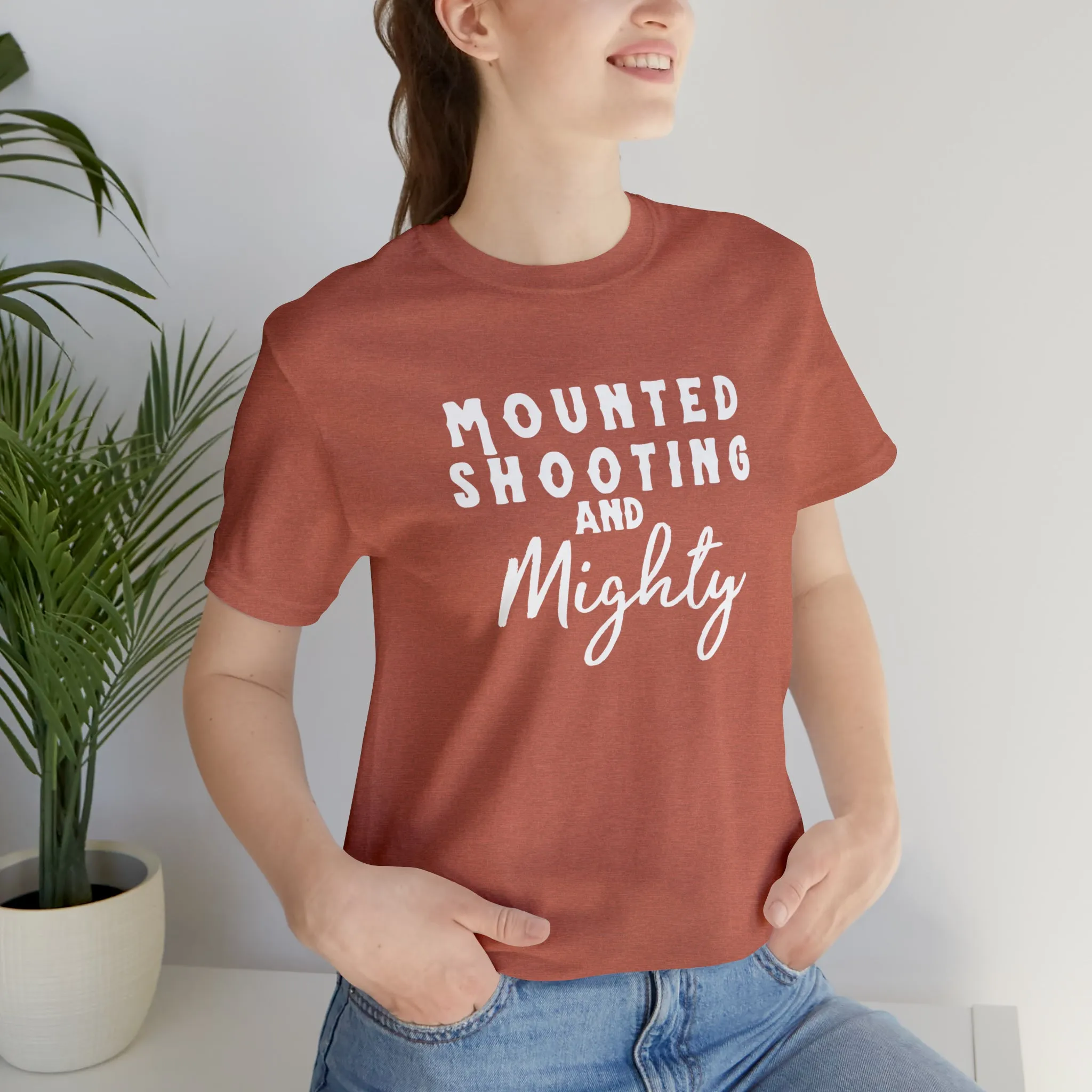 Mounted Shooting & Mighty Short Sleeve Tee