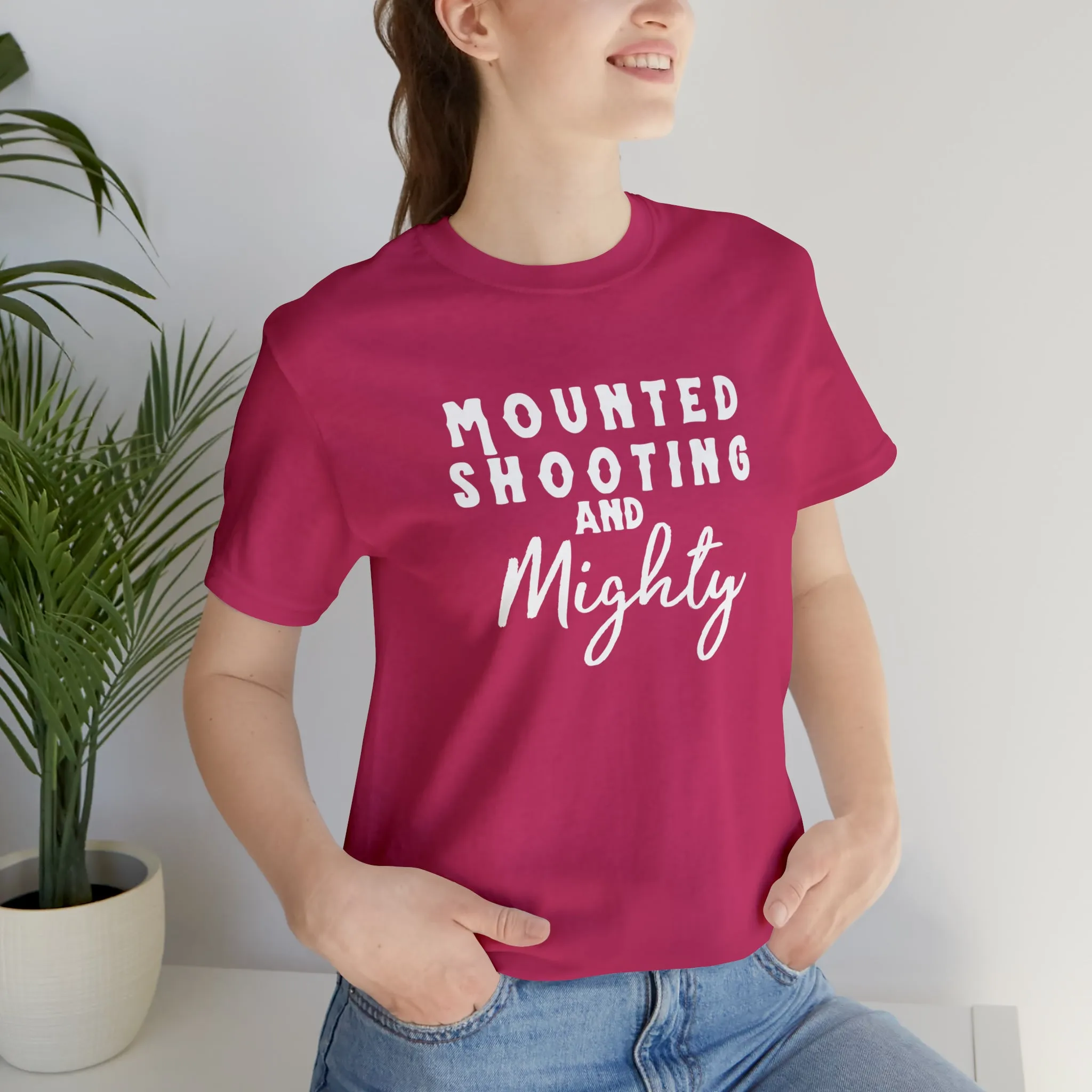 Mounted Shooting & Mighty Short Sleeve Tee